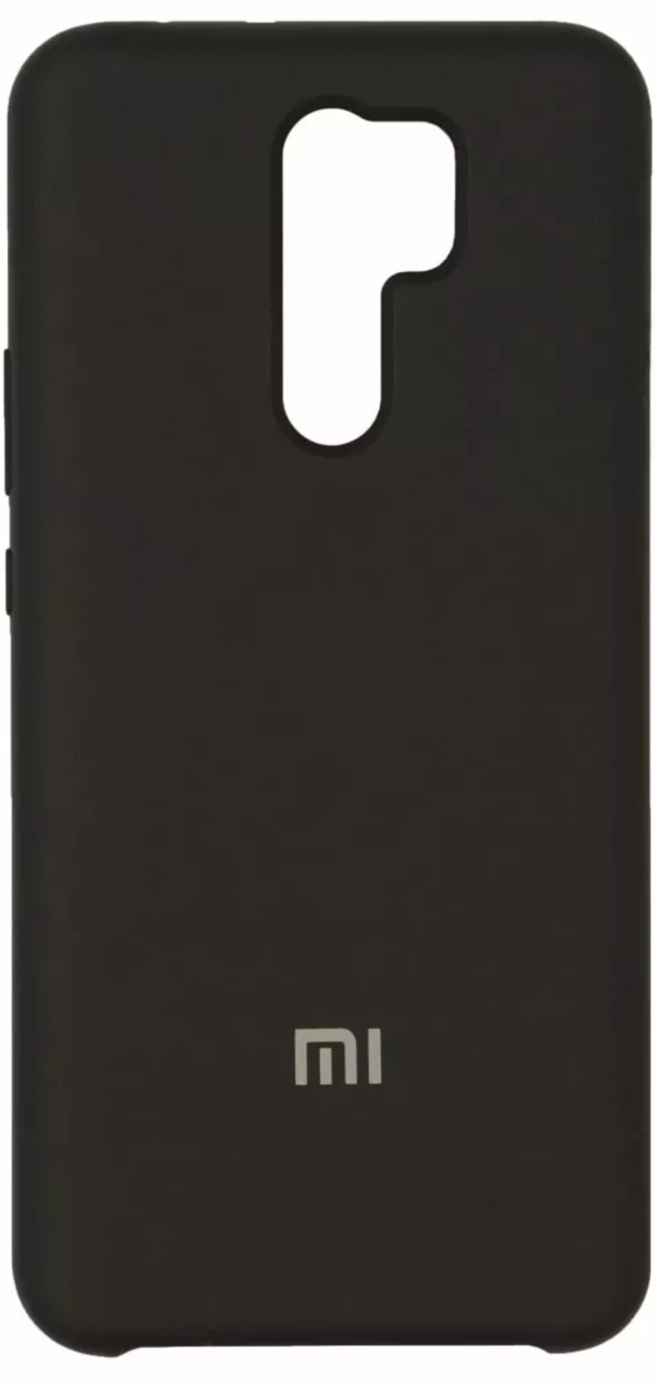 Чехол Silicone Cover для Xiaomi Redmi Note 9 черный