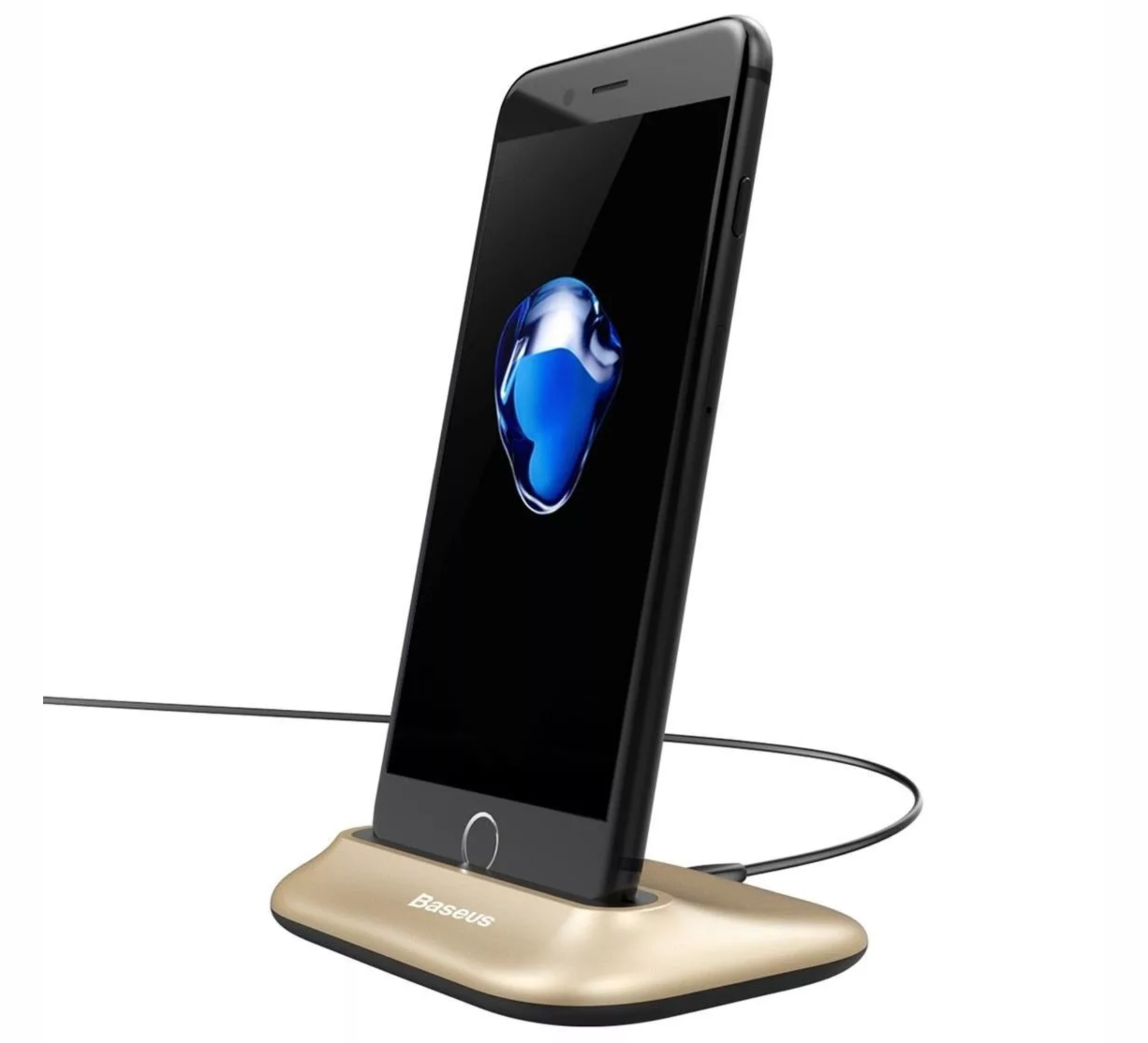 Док-станция Baseus для iPhone 6/6s/7/7 Plus, золотая