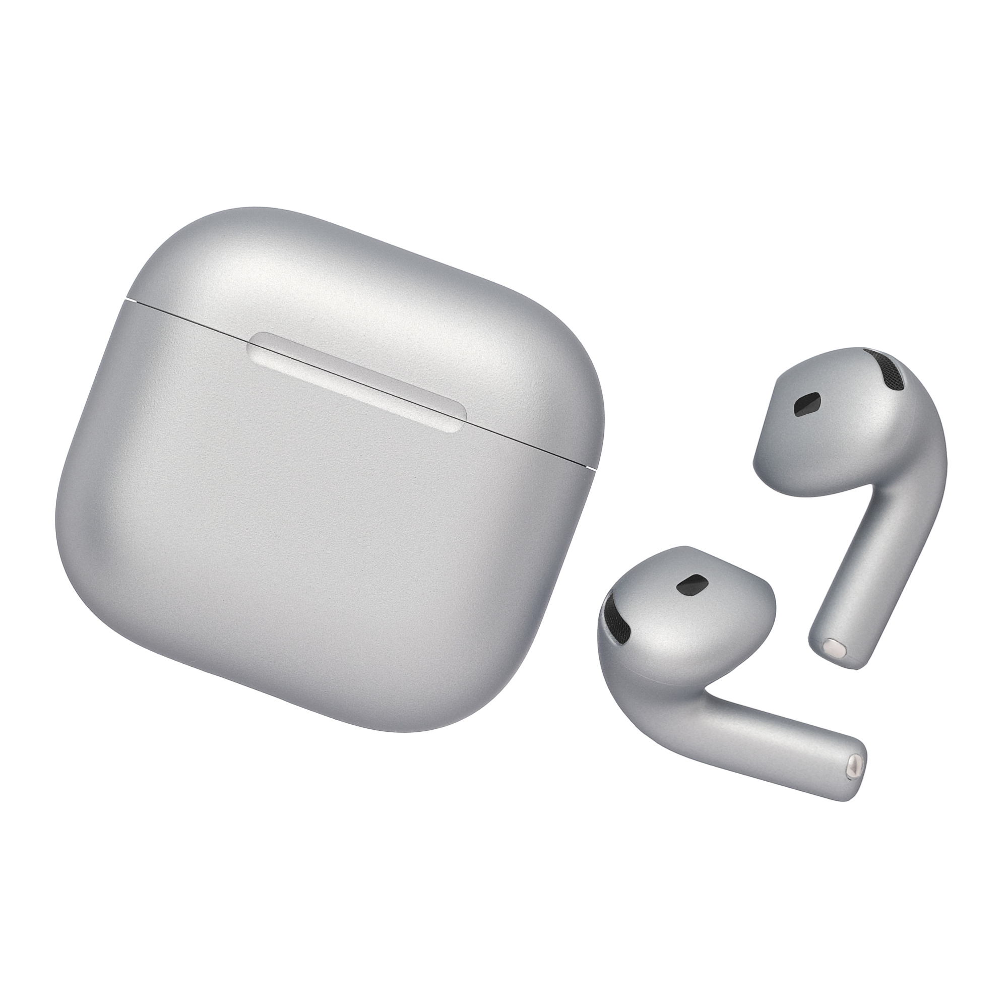 Наушники беспроводные Apple AirPods 4 (MXP93) с шумоподавлением - Silver Matte Наушники беспроводные Apple AirPods 4 (MXP93) с шумоподавлением - Silver Matte
