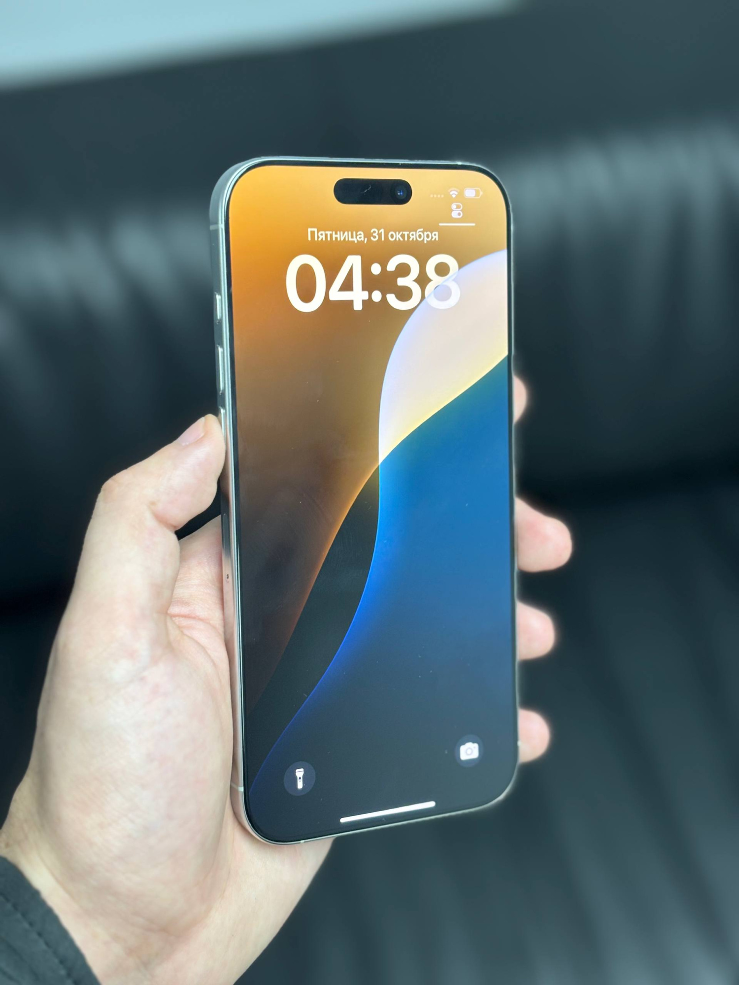 iPhone 16 Pro Max 256Gb White Titanium (100% / 2 sim) - Б/У . . .